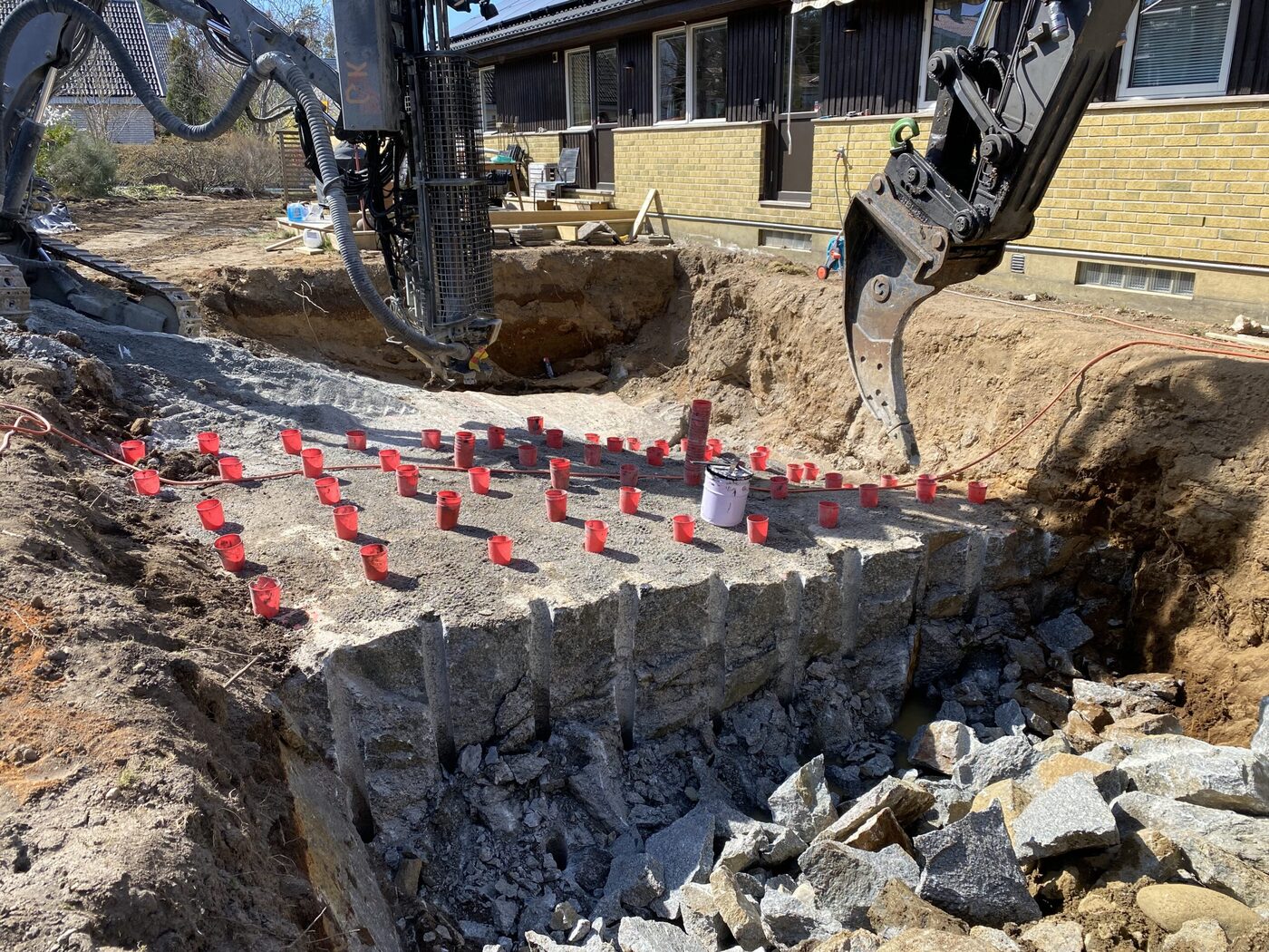 Betong-projekt i Lidingö