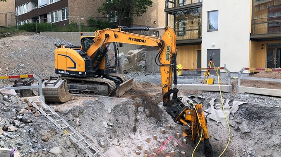 Betong-projekt i Lidingö