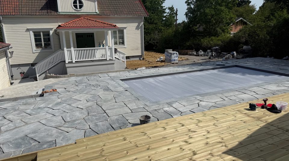 Betong-projekt i Lidingö