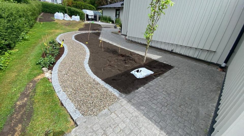 Betong-projekt i Lidingö